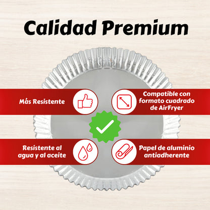 Papel de Aluminio para Air Fryer | Redondo