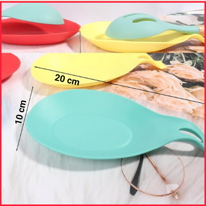 3 Unidades de Posacuchara de Silicona para Cocina | 20 cm